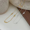 925 Sterling Silver Loving Heart Necklace Simple Temperament Internet Celebrity Necklace
